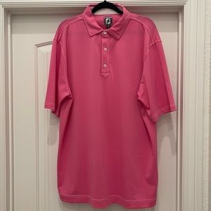 2Xl pink Footjoy golf shirt